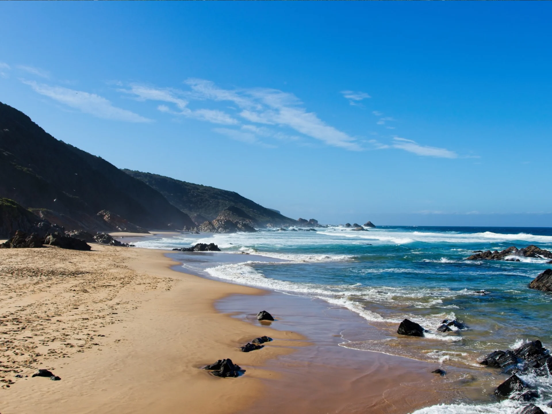 Blue Mountain Beach on Florida's Emerald Coast with sugar-white sand and emerald waters