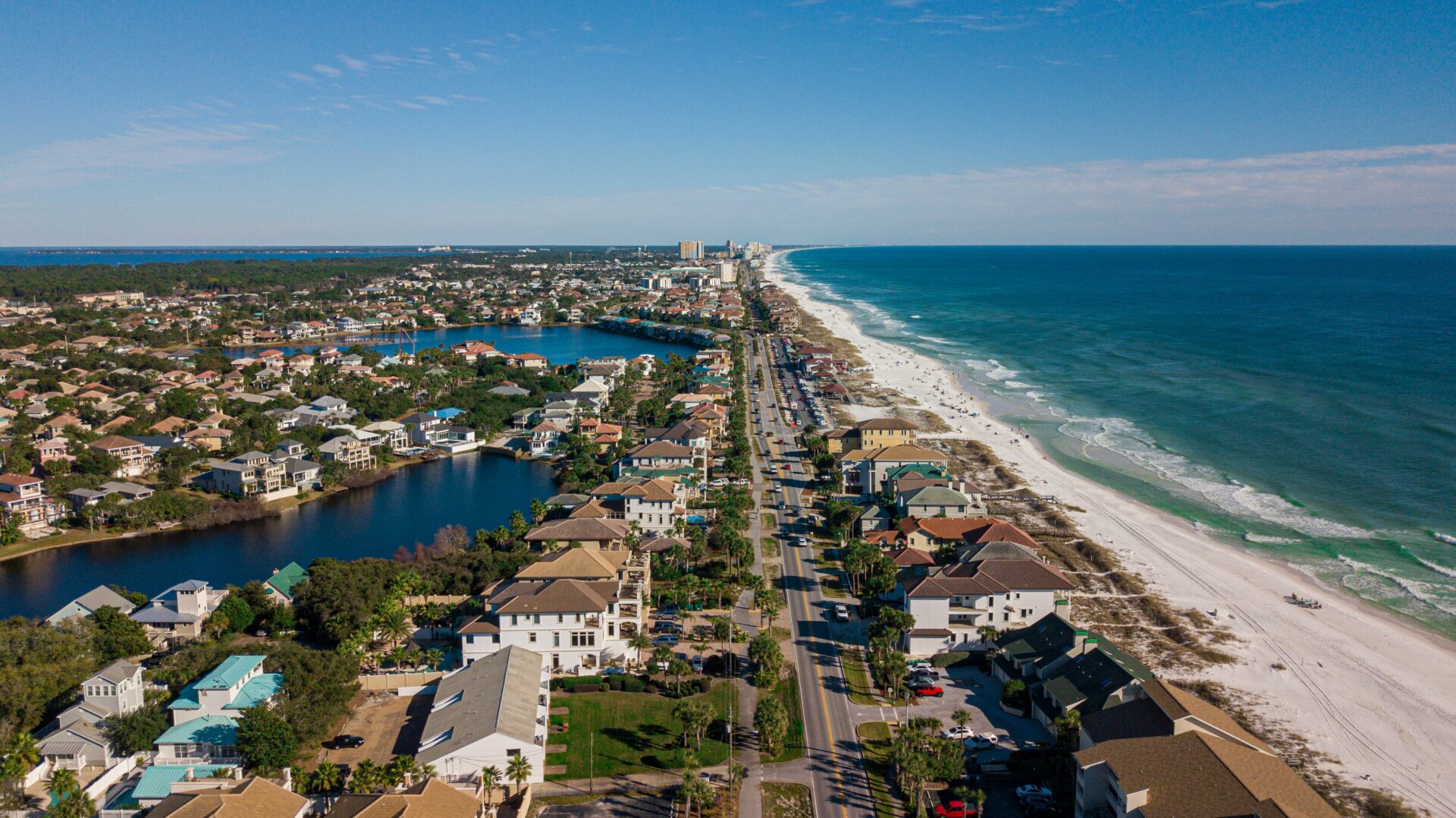 Destin Florida on the Emerald Coast with sugar-white sand and emerald Gulf waters